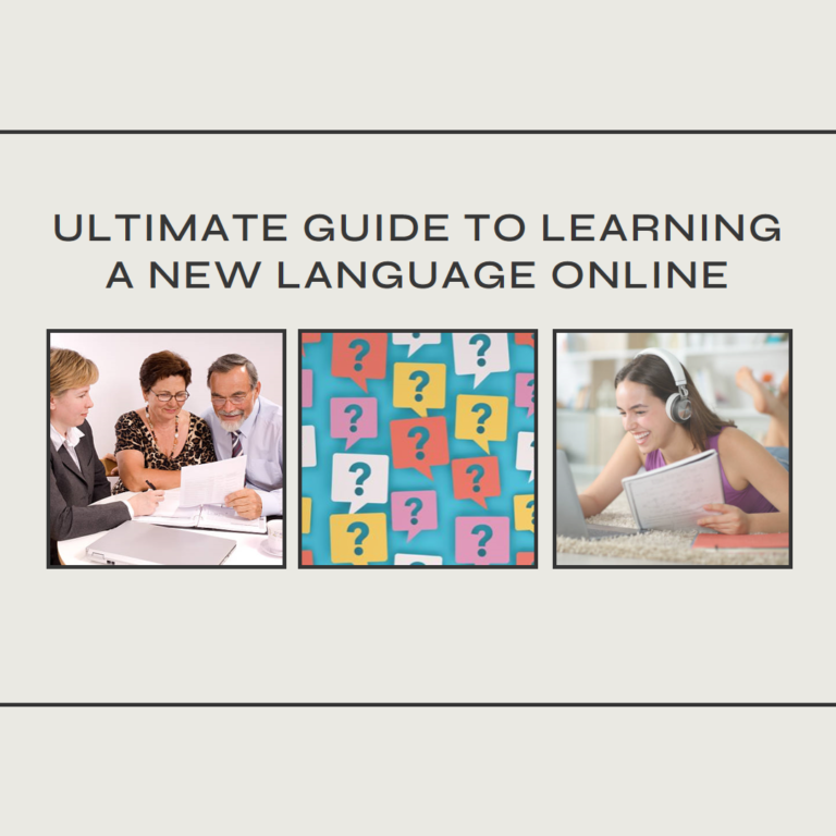how to learn a language online
